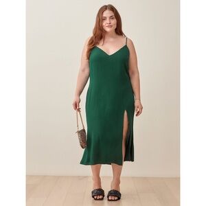 Reformation Crimini Dress ES Emerald NWT